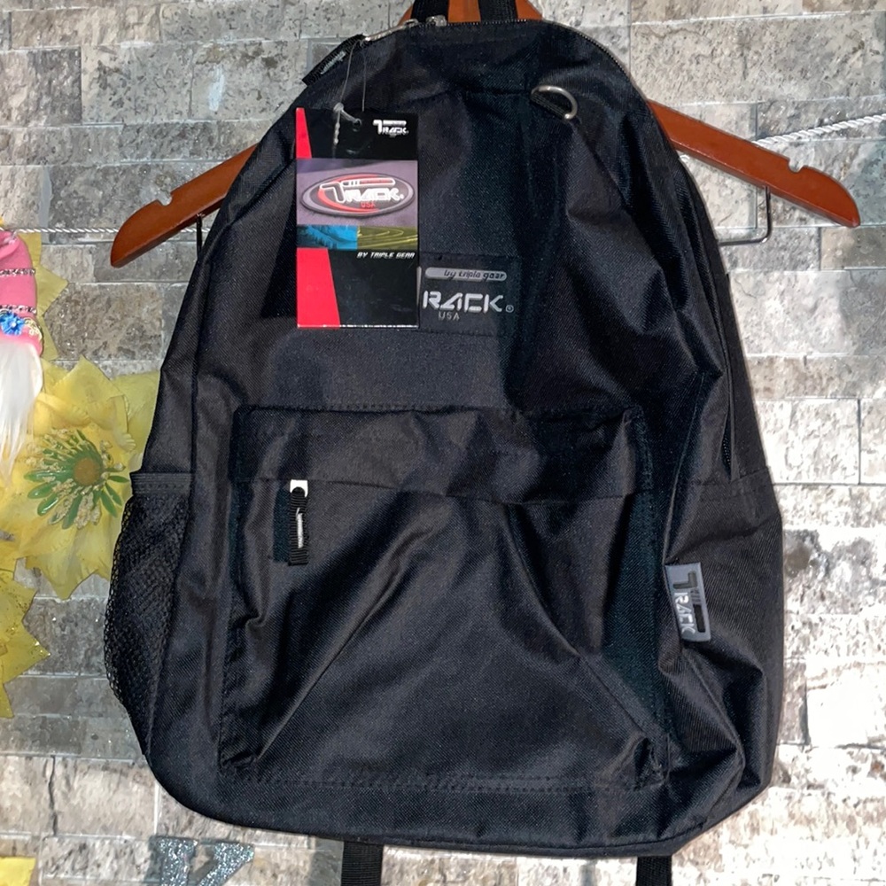 Track All Black Backpack 🎒 NWT